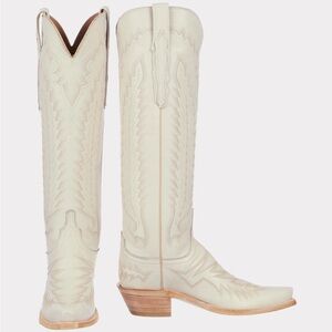 Lucchese Priscilla Boots in White